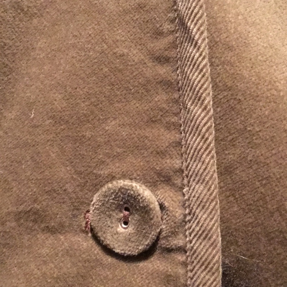 Vintage Laura Ashley Soft, Dark Khaki Jacket - Picture 4 of 8